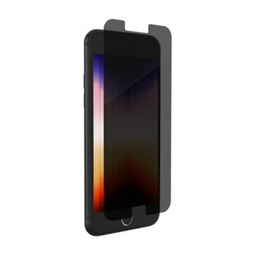ZAGG InvisibleShield Glass Elite Privacy – Maximum Impact & Scratch Protection – for iPhone SE 2022 – 4-way Privacy Filter – Aluminosilicate Glass – Smudge-free Screen Treatment – Reinforced Edges