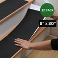 thumbnail image 3 of MBIGM Stair Treads Outdoor, Heavy Duty Anti-Slip Tape Black Safety Traction Grip, 30" x 8 ", 12-Pack, 3 of 9