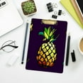 thumbnail image 7 of FMSHPON Yellow Pineapple Tropical Fruit Clipboard Hardboard Wood Nursing Clip Board and Pull for Standard A4 Letter 13x9 inches, 7 of 7