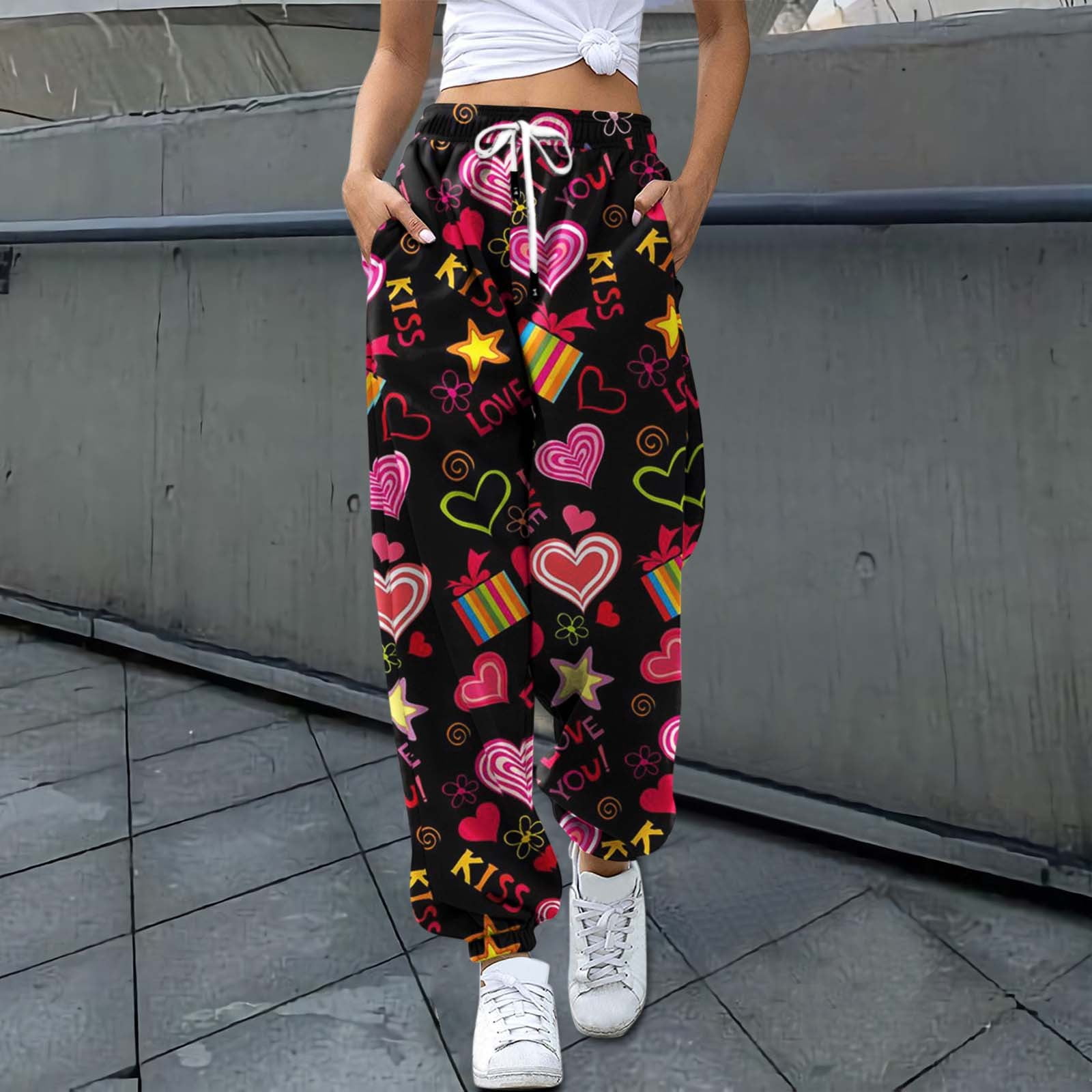 baggy pants at the bottom