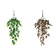 thumbnail image 3 of Billuyoard 2 plantas decorativas simuladas para el hogar y plantas para un fácil manejo 2 plantas colgantes artificiales para café y café Decoración rojo 80 cm de largo, 3 of 6