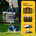 thumbnail image 2 of Conlun Cat Dog Carrier,Soft-Sided Pet Carriers for Dogs with 4-Sided Mesh,Cat Transport for Large Cats Small Dog Up to 9.9Kg,Collapsible Dat Travel Carrier-L,Gray, 2 of 8