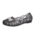 thumbnail image 3 of Ticikt Women's Jelly Sandals Ballet Shoes On Flats Hollow Out Loafers, 3 of 9