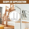 thumbnail image 6 of LEORX 2Pcs Iron Bunk Bed Ladder Hook for Preventing Accidents in Home and Bedroom, 6 of 8