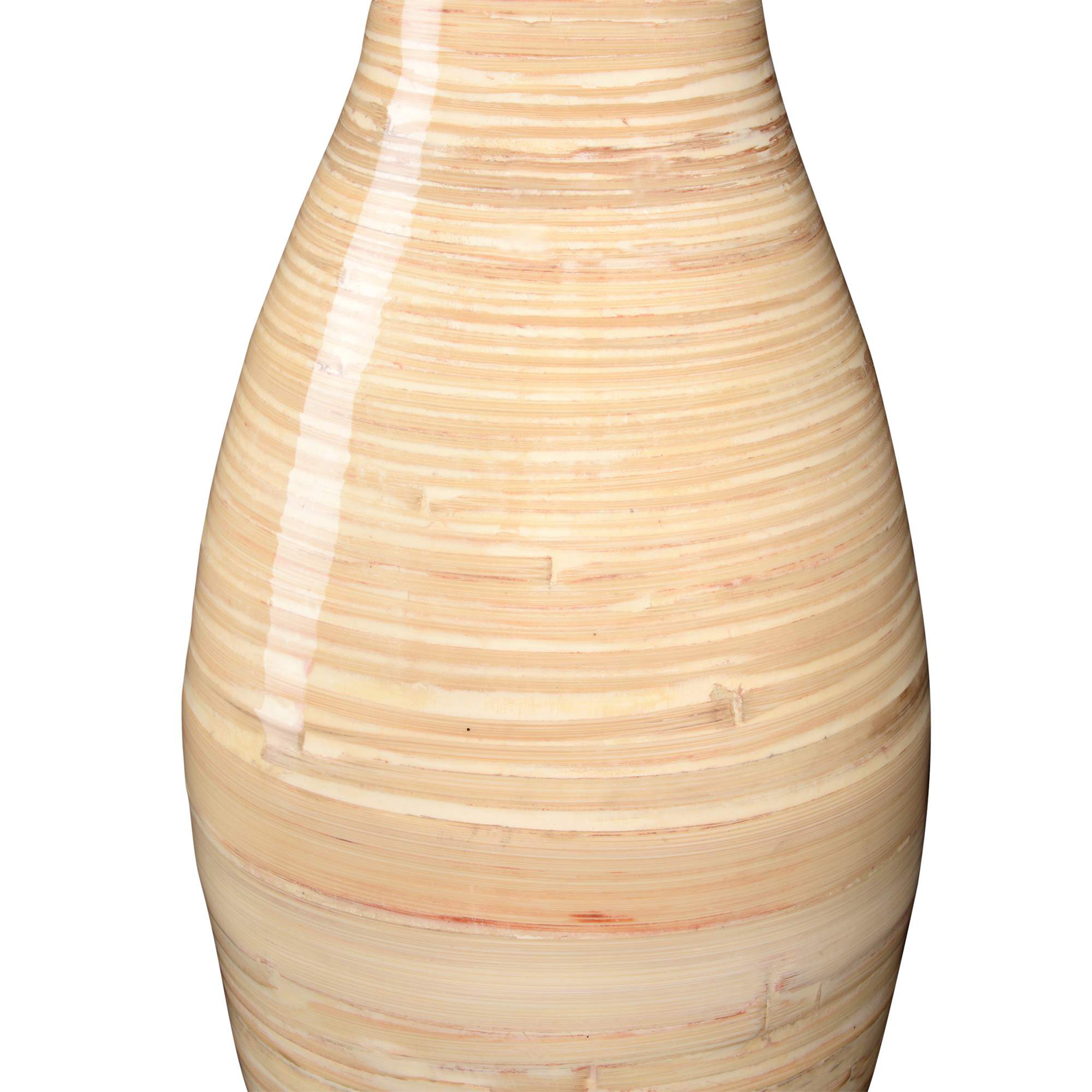Villacera Handcrafted 20-Inch-Tall Sustainable Bamboo Floor Vase (Natural) - image 2 of 6