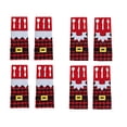 thumbnail image 3 of Inteprter Bolsa de vajilla de Navidad de 4 piezas, bolsa de cubiertos de Navidad para festivales, organizador de cubiertos, decoración reutilizable a Kits de decoración para fiestas Tipo 1 Inteprter HA068281-01B, 3 of 6