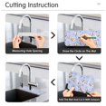 thumbnail image 5 of Yayeee Faucet Mat for Kitchen Sink 14.7" Diatomite Long Splash Guard Pad, Cartoon Otters Pattern, 5 of 7