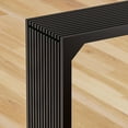 thumbnail image 2 of Black Solid Wood Narrow Console Table 46" - For Living Room, Entryway Bedroom, Room, 2 of 4