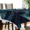 thumbnail image 4 of Yayeee Tablecloths for Rectangular Tables 60 x 90 inch Party Table Cover, Blue Mountains, 4 of 6