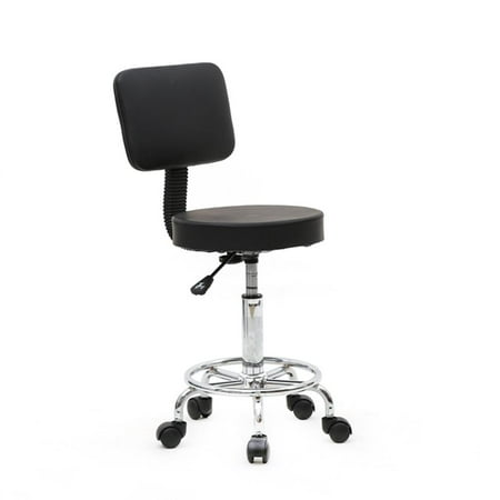 Ktaxon Adjustable Hydraulic Swivel Bar Stool Backrest Massage SPA Beauty Chair Rolling
