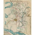 thumbnail image 2 of Unknown 15x18 White Modern Wood Framed Museum Art Print Titled - Battle of Antietam or Sharpsburg #1, 2 of 4