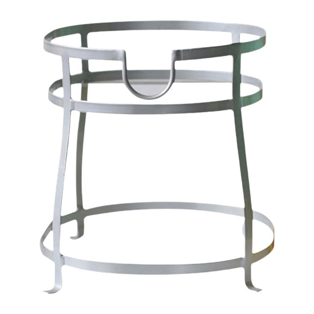 Soporte para dispensador de bebidas de 8,58 pulgadas de diámetro, de metal, estable, para dispensador de bebidas, frasco de vidrio, para fiestas en