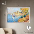 thumbnail image 4 of Sail Off In The Morning Impressionism Wall Art /Monet And Van Gogh Inspired Art Canvas Wall Art by Art Remedy, White Floater Frame, 55" x 37", 4 of 6