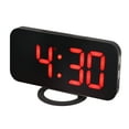 thumbnail image 1 of Réveil Électronique, Horloge Miroir Numérique Dimmable LED Horloge Numérique Miroir Réveil Sortie Haute Intensité, 1 of 8