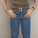 thumbnail image 3 of Conjunto de Pantalones de Ropa 1/6 para Accesorios de Cuerpo de de Acción Masculina '' - ; Azul claro, 12 pulg. CUTICAT Figura de acción ropa, 3 of 6