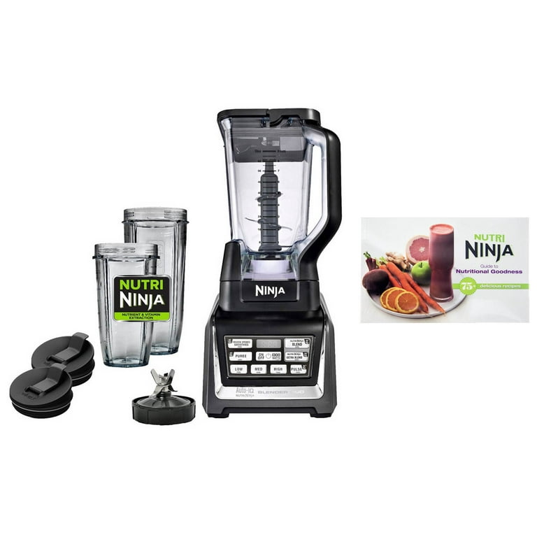 Nutri Ninja Blender Duo with Auto-iQ features timed, intelligent