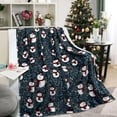 thumbnail image 2 of Christmas Snowman Throw Blanket 50x60 Inch Merry Christmas Blankets Soft Lightweight Cozy Plush Blanket for Holiday Xmas Christmas Decor Gifts, 2 of 7