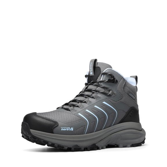 NORTIV 8 Women's Hiking Boots waterproof Lightweight Outdoor Trekking Non Slip Comfortable Camping Ankle breathable Boot Armadillo FieldLite
