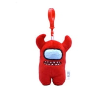 Among Us Backpack Hanger 3 Plush Toy, 1 Mystery Action Figure, Children Ages 3+