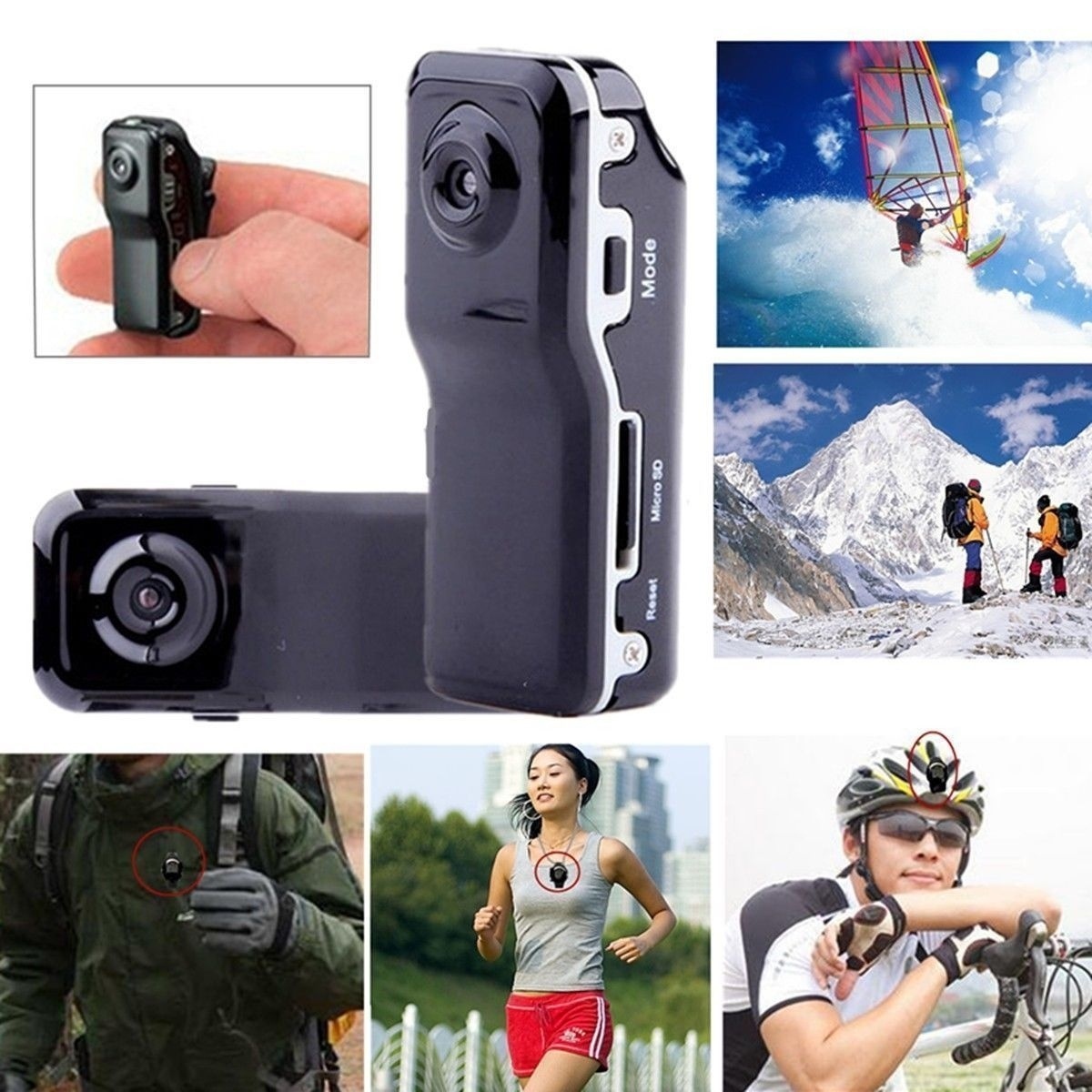 MINI MD81S HD 1080P Spy Cam Mirror Camcorder Hidden Camera DVR Support