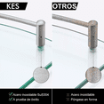 thumbnail image 3 of Organizador Baño Repisas Esquineras De Vidrio 6 Pz, 3 of 5