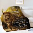 thumbnail image 3 of Nephew Blanket from Aunt, Nephew Gifts from Aunt, Lion Blanket for Nephew, Nephew Birthday Graduation Soft Flannel Throw Blanket 50"x 60", 3 of 5