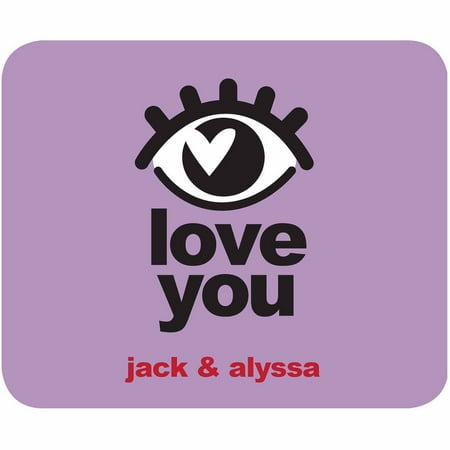 Eye Love You Personalized Mouse Pad