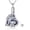 02: Elephant(Purple Crystal, variant on 925 Sterling Silver Urn Cremation Necklace for Ashes, Hummingbird/Elephant/Moon Star/Paw Print Urn Pendant Memorial Necklaces Keepsake Animal Jewelry Gift for Women Dog Cat Pet Lovers