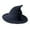 a-Blue8018, variant on Womens Mens Summer Breathable Solid Color Knit Witch Hat Pointed Design Soft Adjustable Fit Cap For Daily Casual Outdoor Wear Cozy Headwear