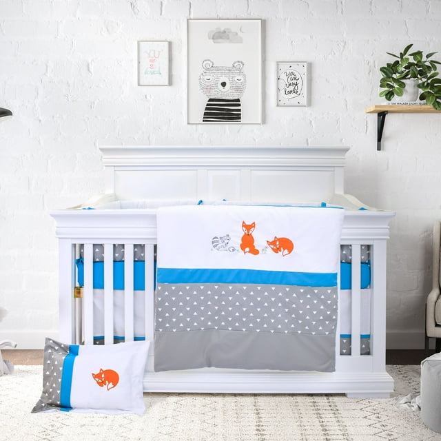 Bebelelo - Ensemble de Literie - 7 Pcs - Foxy le Renard et Ses Amis
