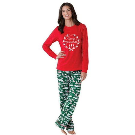 

Christmas Family Holiday Pajamas Matching Christmas Tops Pants Letter Sleepwear