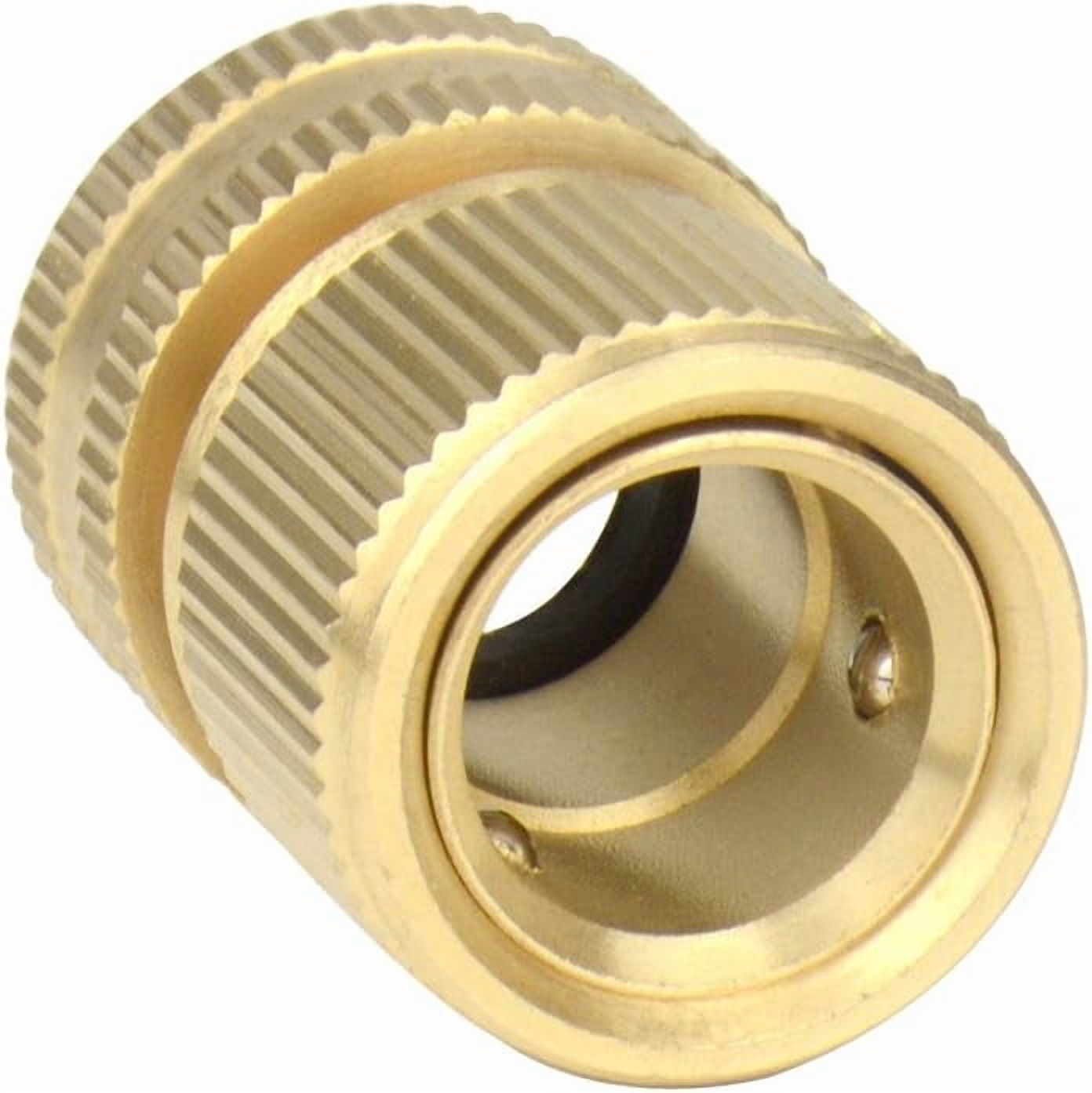 HRTGFD-2 Sets (4 PCS) Brass Quick Hose End Connector Garden Hose Nozzle Connect Kit