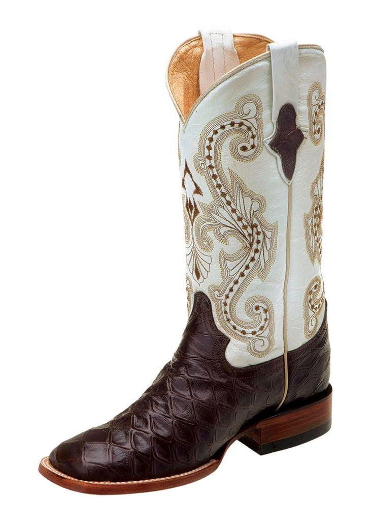 Western Boots Women Anteater Print 