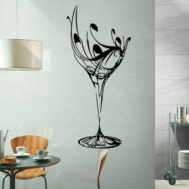Wine Glass Decoration Stickers, Decal Stickers Glass Cups