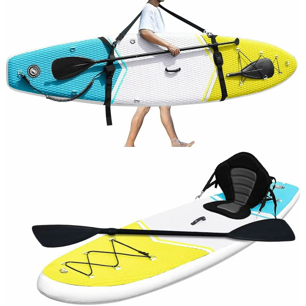 Zupapa Inflatable Stand Up Paddle Board with Kayak Convertible Seat and