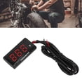 thumbnail image 1 of LCD Motorcycle Thermometer Ultra Thin Waterproof Water Temperature Meter Sparking Plug Adapter DC12V, 1 of 7