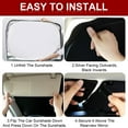 thumbnail image 6 of 2WIN2BUY Car Windshield Sunshade for Tesla Model 3/Y,Blocks UV & Heat Foldable Windshield Cover Sunshade,Reflective Front Window Sun Shade Cover, 6 of 7