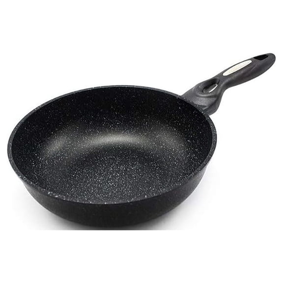 Dream Chef Marble Coated Cast Aluminum Non Stick Frying Wok (28cm / 11 Inch)