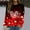 Red, variant on Babysbule Womens Hoodless Sweatshirt Women's Valentine's Day Fashion Printed Loose Long Sleeve Blouse Round Neck Casual Pullover Tops Sweatershirt