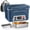 Blue, variant on COLIKES Cordless Heated Lunch Box for Men 5.5 Cups, Electric Battery, Self Heating, Food Warmer, Dishwasher, Portable Carry Bag for Car Adults, Black