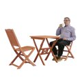 thumbnail image 2 of VIFAH Wood Outdoor Bistro Set, 2 of 4
