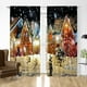 thumbnail image 2 of Cortinas navideñas para ventana, decoración para el hogar, dormitorio, cocina, sala de estar, adornos navideños, regalos de Navidad, Año Nuevo 2024, 2 of 4