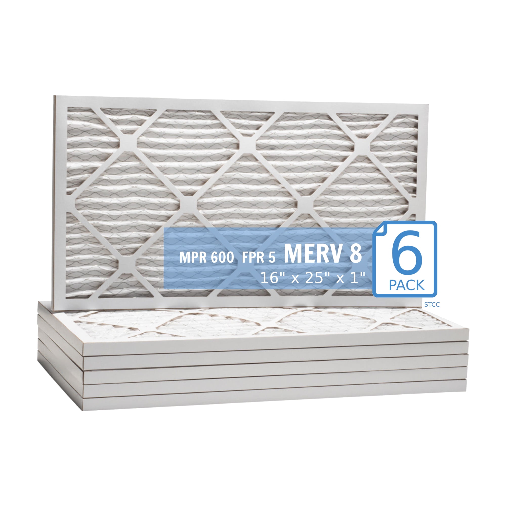 Mechanical MERV 8 18 W x 20 H x 1 D 18 W x 20 H x 1 D Pack of 2 Sterling Seal KP-5251023609x2 Purolator Key Pleat Extended Surface Pleated Air Filter Pack of 2