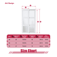 thumbnail image 3 of 60" x 80" 3 Lite Forsted Glasses Pantry & Closet Sliding Doors With Hardware Kit, 3 of 6
