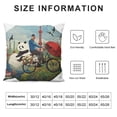 thumbnail image 5 of Chinese The Great Wall Art Pineapple Throw Pillow Square Cover, 5 of 5