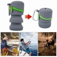 thumbnail image 3 of Fly Fishing Fly Box Foldable Silicone with Zipper Portable Multifunctional Trash Can with Hook Fishing Accessories Green, 3 of 6