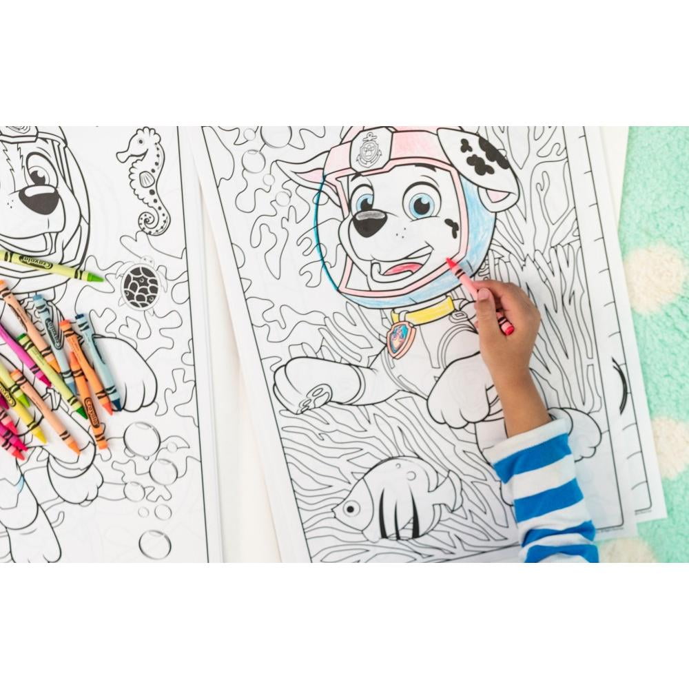Crayola Paw Patrol Giant Coloring Pages 18 Pages Ages 3 Child Walmart Com Walmart Com