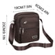 thumbnail image 2 of Mochila Messenger, Cremallera de Seis Capas, Hombro, Negocio, Cartera, Hombres, Gran Capacidad, Hombro Único, Crossbody, Marrón, 2 of 4