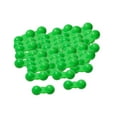 thumbnail image 3 of 50 piezas de cascabeles dobles para pesca Colamx Verde, 3 of 8