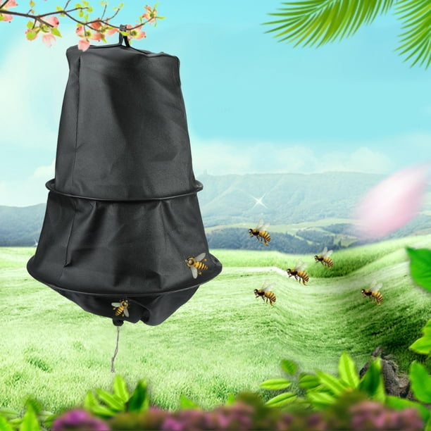 Colector de enjambre, herramienta de apicultor negro, herramienta de apicultura de abejas, trampa de enjambre, la mejor de su clase